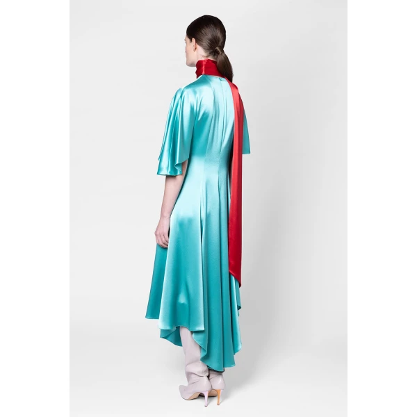 Roksanda Wren Dress in Aqua, view 5