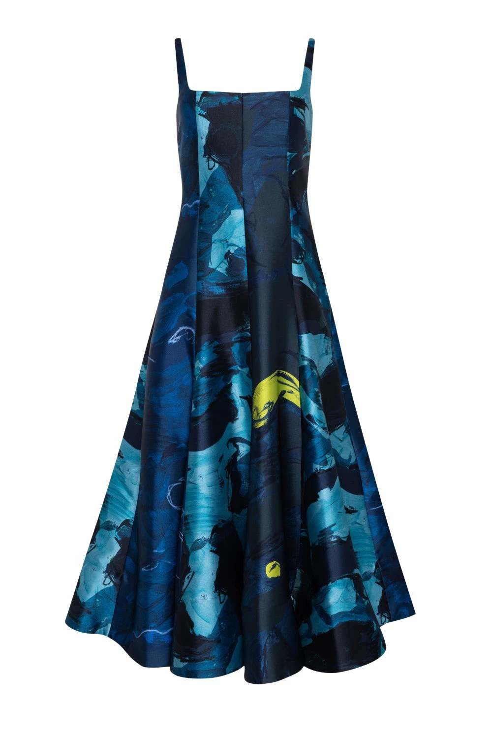 ROKSANDA Zelia Dress in Brush Stripe Verdant