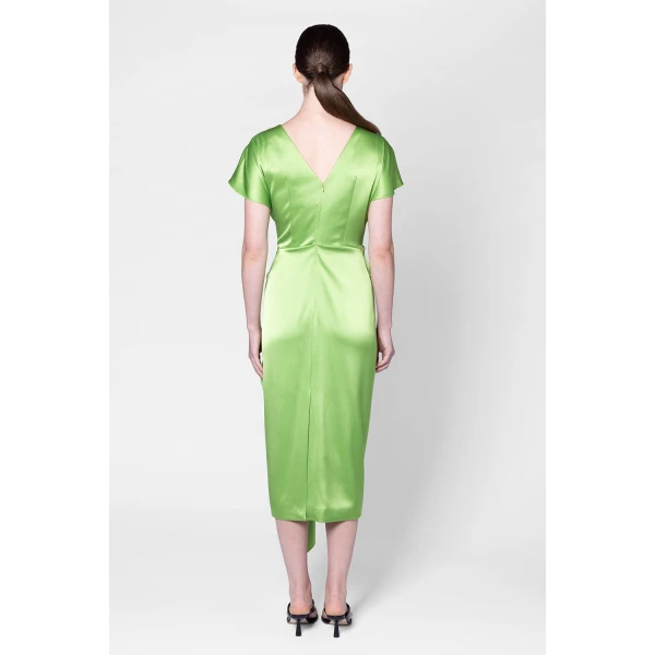 Roksanda Zoa Dress in Meadow Green, view 3