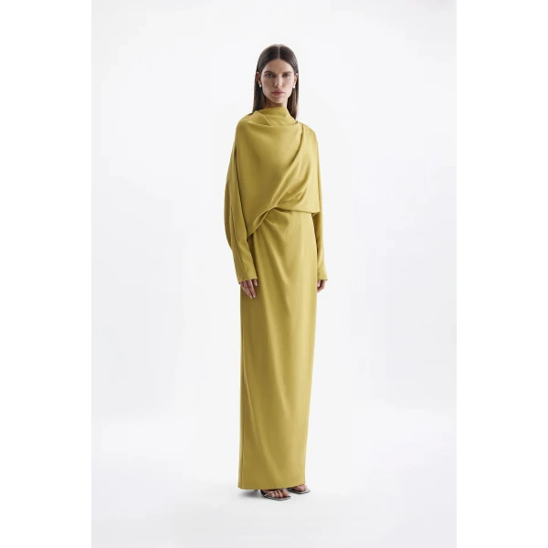 Rachel Gilbert Amara Cape Gown, view 3