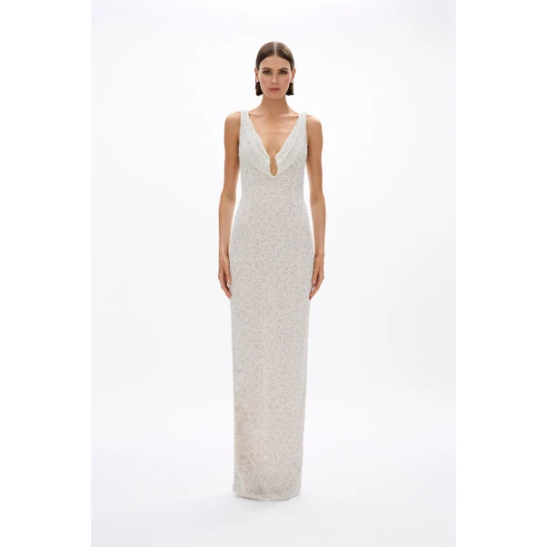 Rachel Gilbert Ruby Gown, view 2