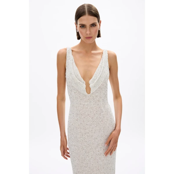 Rachel Gilbert Ruby Gown, view 3