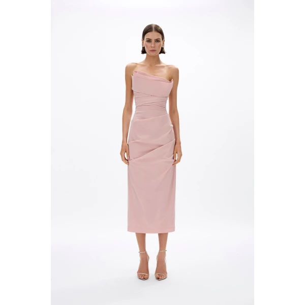 Rachel Gilbert Salma Strapless Dress, view 2