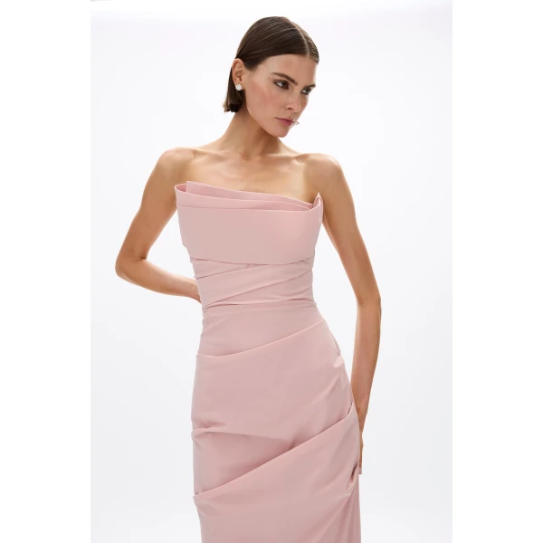 Rachel Gilbert Salma Strapless Dress, view 3