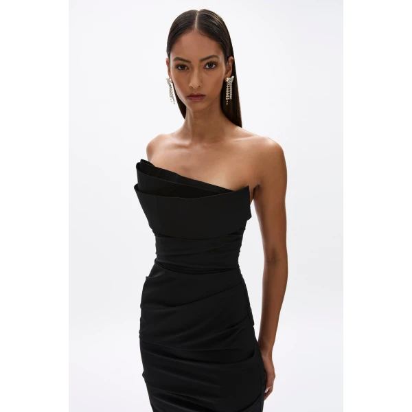 Rachel Gilbert Salma Strapless Gown, view 3