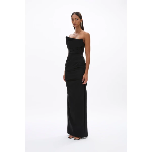Rachel Gilbert Salma Strapless Gown, view 4