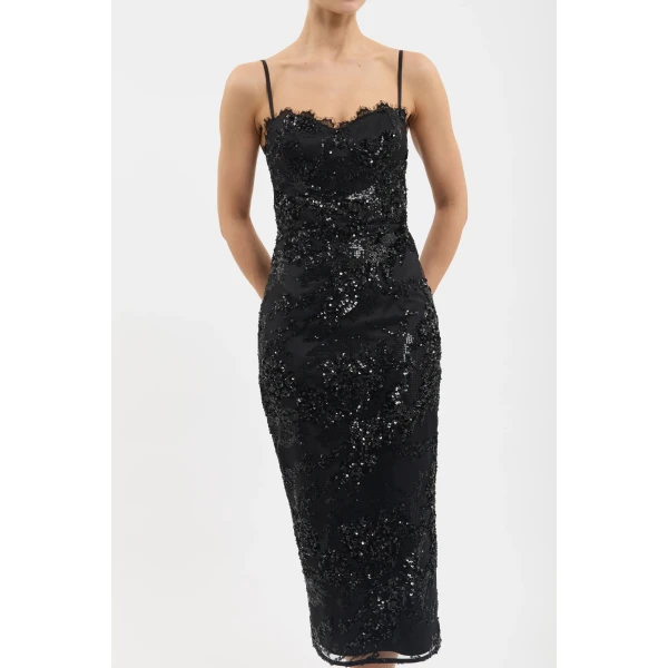 Rebecca Vallance Beau Midi Dress, view 5
