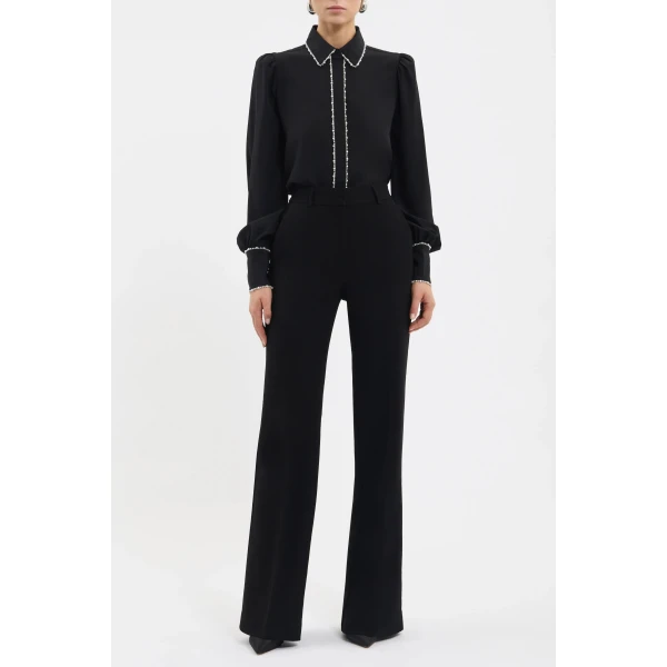 Rebecca Vallance Marietta Shirt in Black, view 2