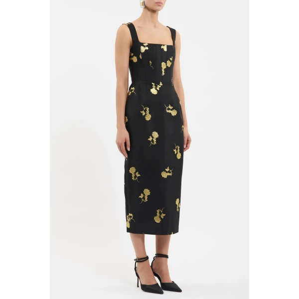 Rebecca Vallance Mariya Midi Dress, view 3