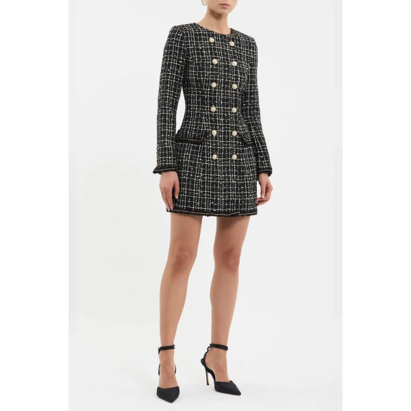 Rebecca Vallance Meringue Blazer Mini Dress, view 3
