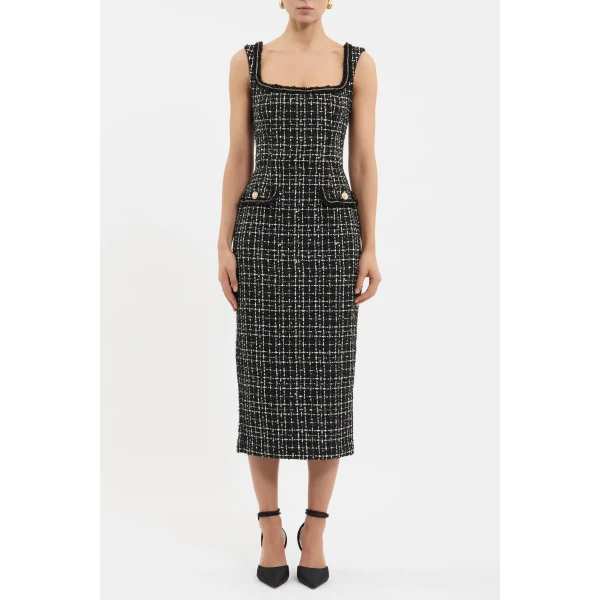 Rebecca Vallance Meringue Midi Dress, view 2
