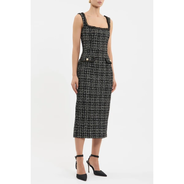 Rebecca Vallance Meringue Midi Dress, view 3