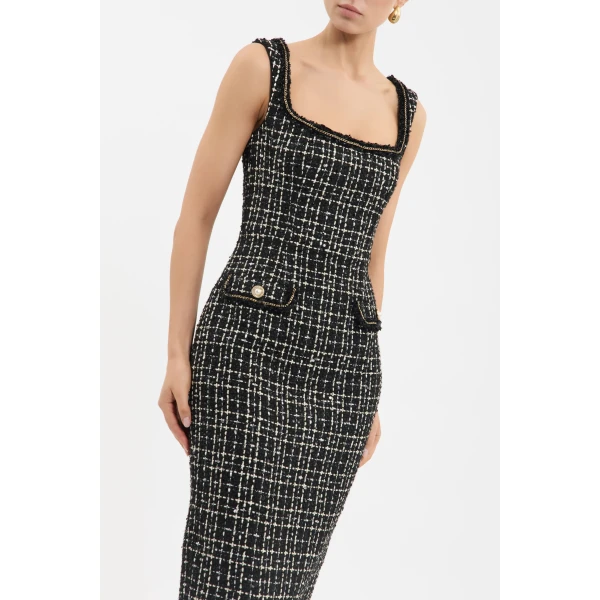 Rebecca Vallance Meringue Midi Dress, view 5