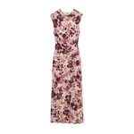 Simkhai Acacia Draped Jersey Midi Dress in Fig Multi