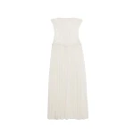 Simkhai Adalys Strapless Jersey Dress in Ivory