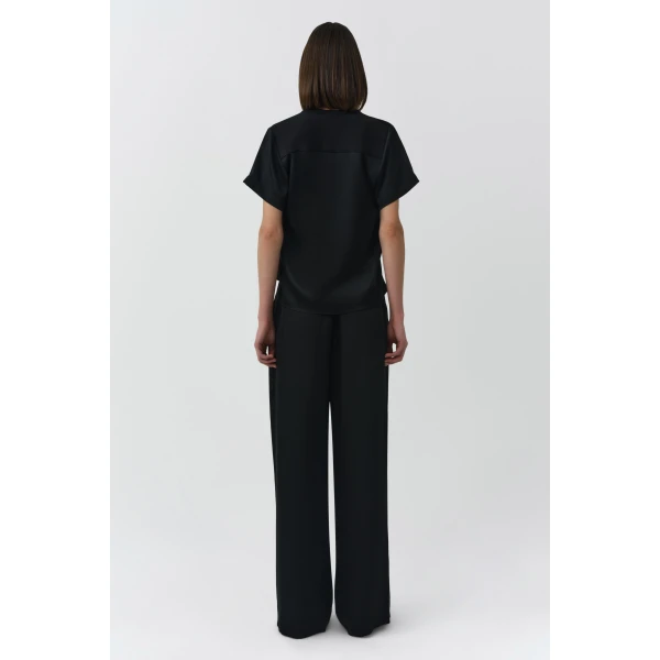 Simkhai Addy T-Shirt in Black Top, view 5