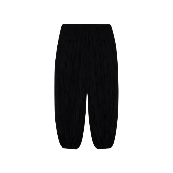 Simkhai Afton Crinkle Jersey Balloon Pant in Black