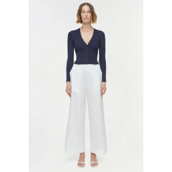 Simkhai Ailany Knit Cardigan in Midnight, view 7
