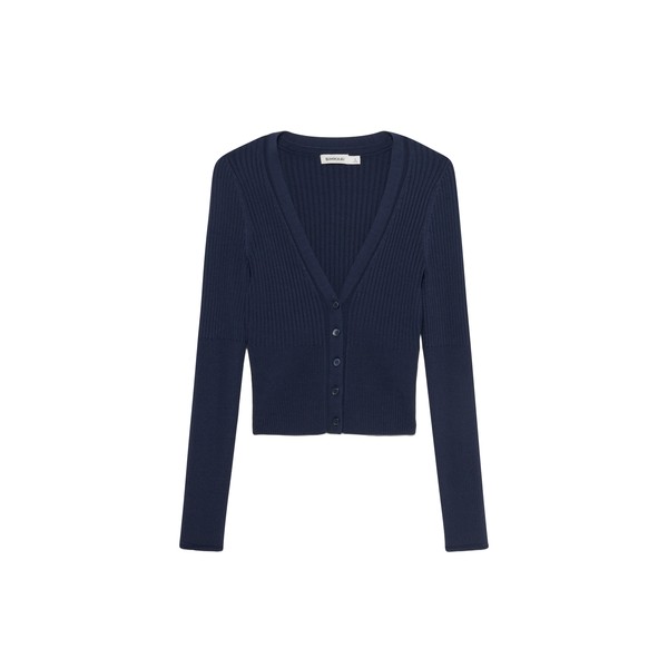 Simkhai Ailany Knit Cardigan in Midnight