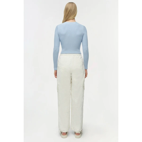 Simkhai Ailany Knit Cardigan in Tidepool, view 5