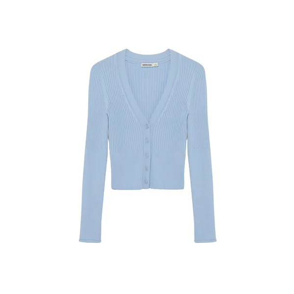 Simkhai Ailany Knit Cardigan in Tidepool
