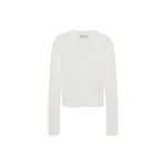 Simkhai Ailany Rib Knit Cardigan in White