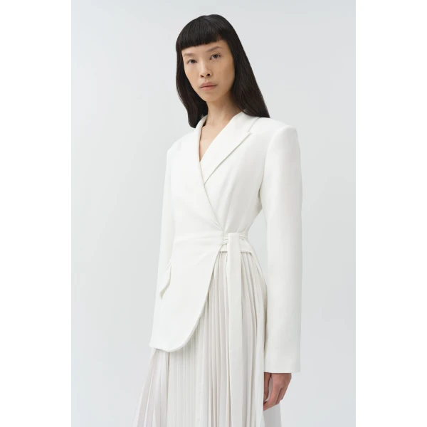 Simkhai Ambretta Dress in Ivory, view 3