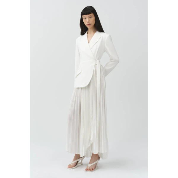Simkhai Ambretta Dress in Ivory, view 4