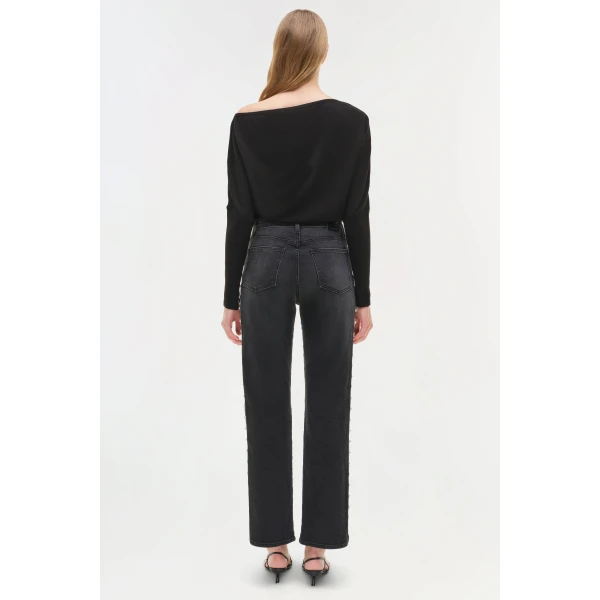 Simkhai Amelia Straight Leg Jean in Topanga, view 5
