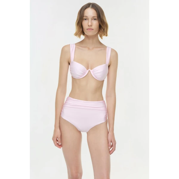 Simkhai Anniston Bikini Top in Tulip, view 2