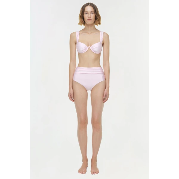Simkhai Anniston Bikini Top in Tulip, view 7