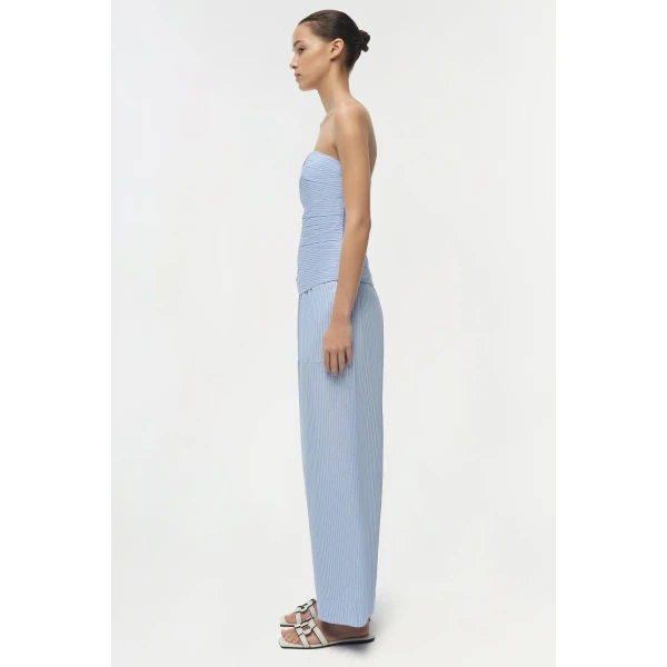 Simkhai Arden Pull On Pant in Periwinkle Stripe, view 4