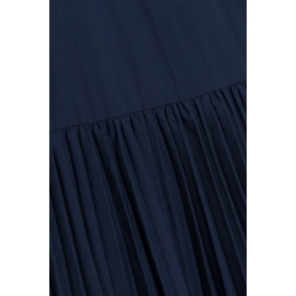 Simkhai Arlo Belted Cotton Maxi Dress in Midnight, view 7