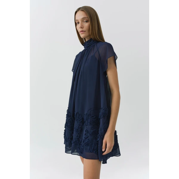 Simkhai Aviel Mini Dress in Midnight, view 2