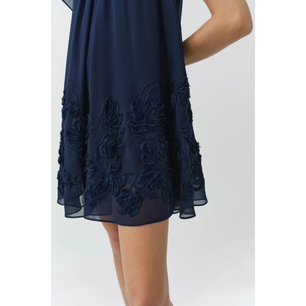 Simkhai Aviel Mini Dress in Midnight, view 7