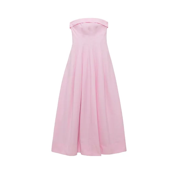 Simkhai Avril Cotton Bustier Maxi Dress in Daisy