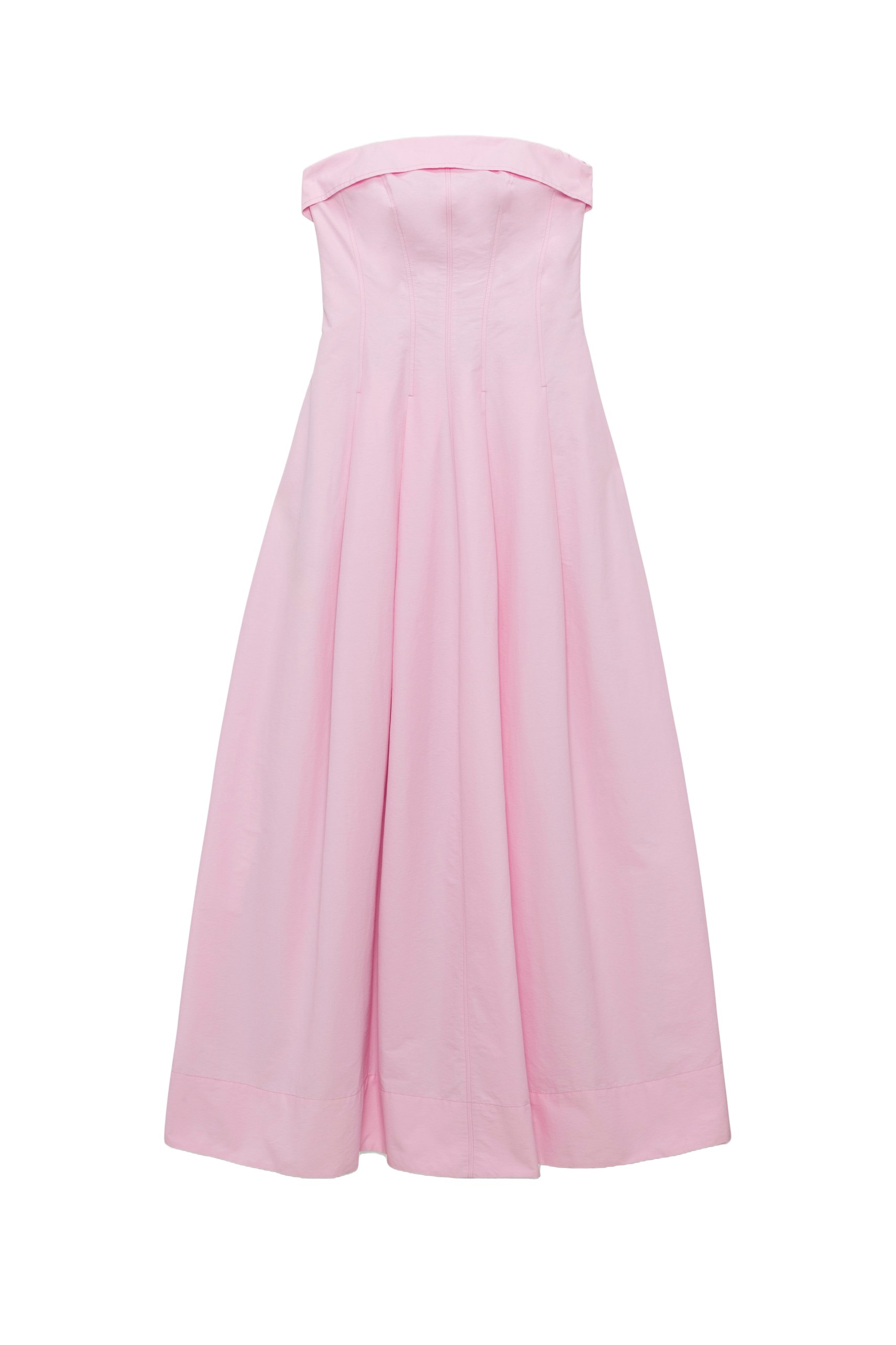 SIMKHAI Avril Cotton Bustier Maxi Dress in Daisy