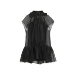 Simkhai Beaux Organza Dress in Black