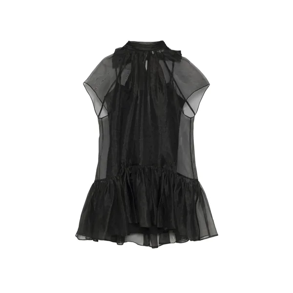 Simkhai Beaux Organza Dress in Black