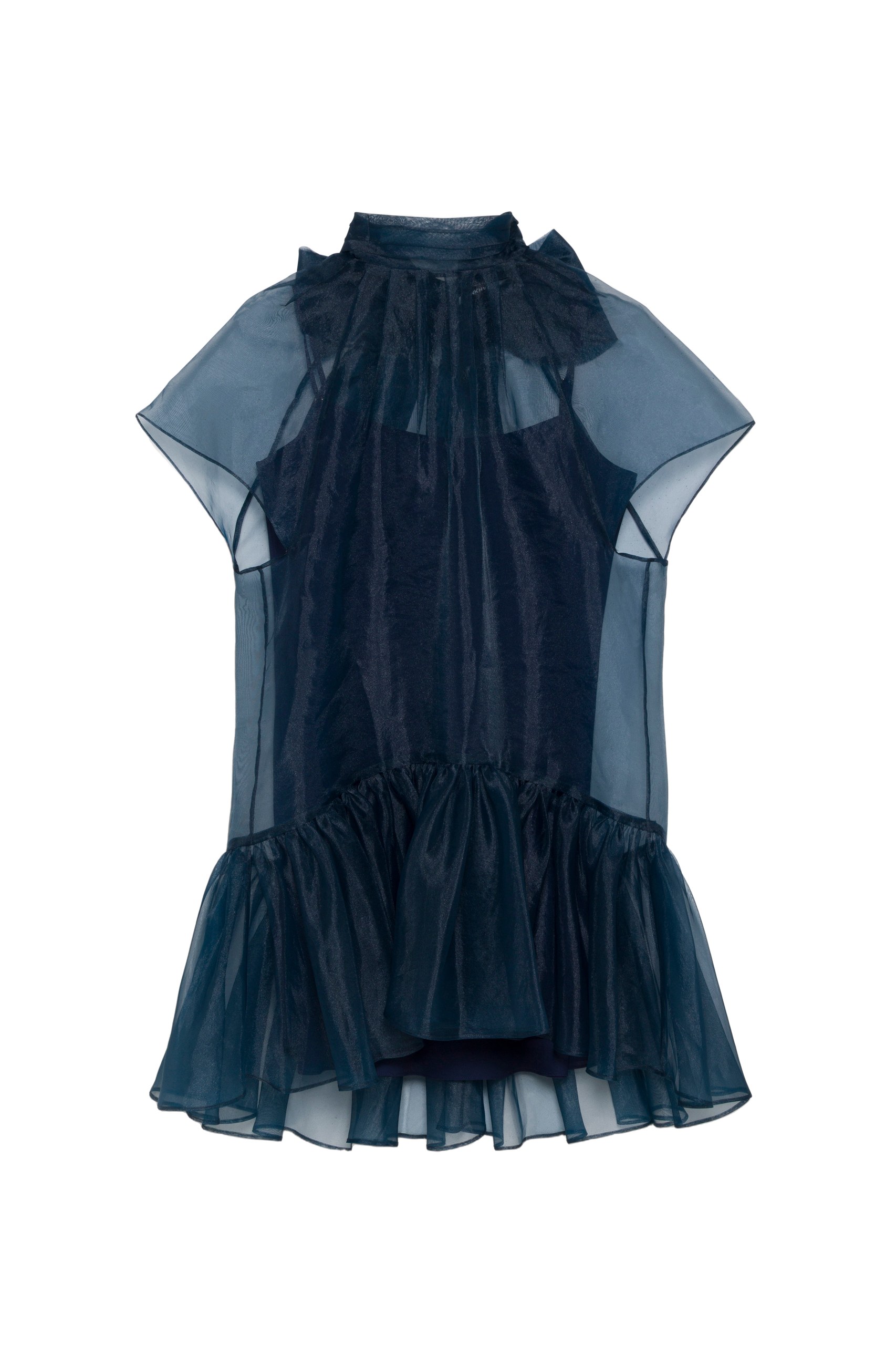 SIMKHAI Beaux Organza Dress in Midnight