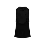 Simkhai Bella Satin Cape Top in Black