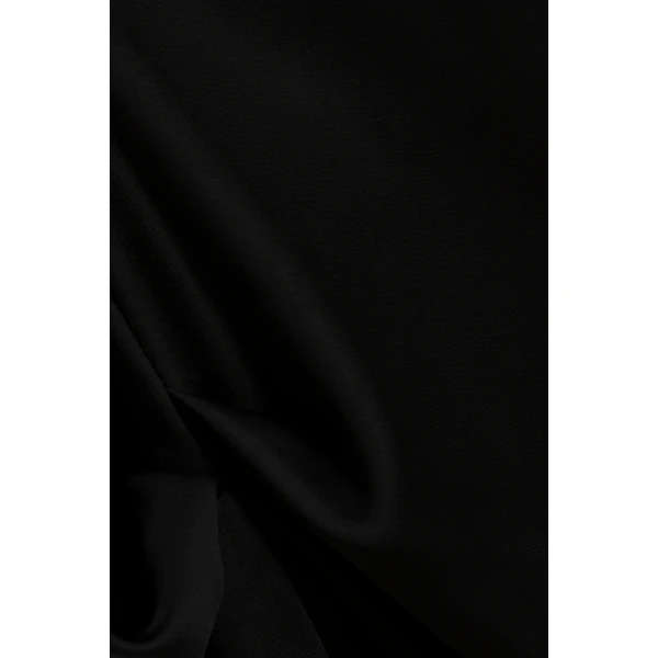 Simkhai Bella Satin Cape Top in Black, view 7