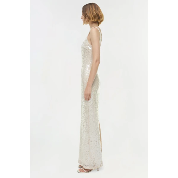 Simkhai Bex Dress in Champagne, view 5