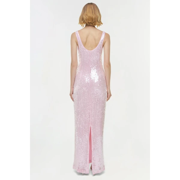 Simkhai Bex Embellished Dress in Tulip, view 5