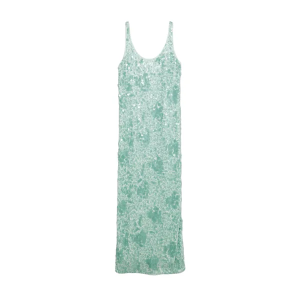 Simkhai Bex Embellished Maxi Dress in Seafoam