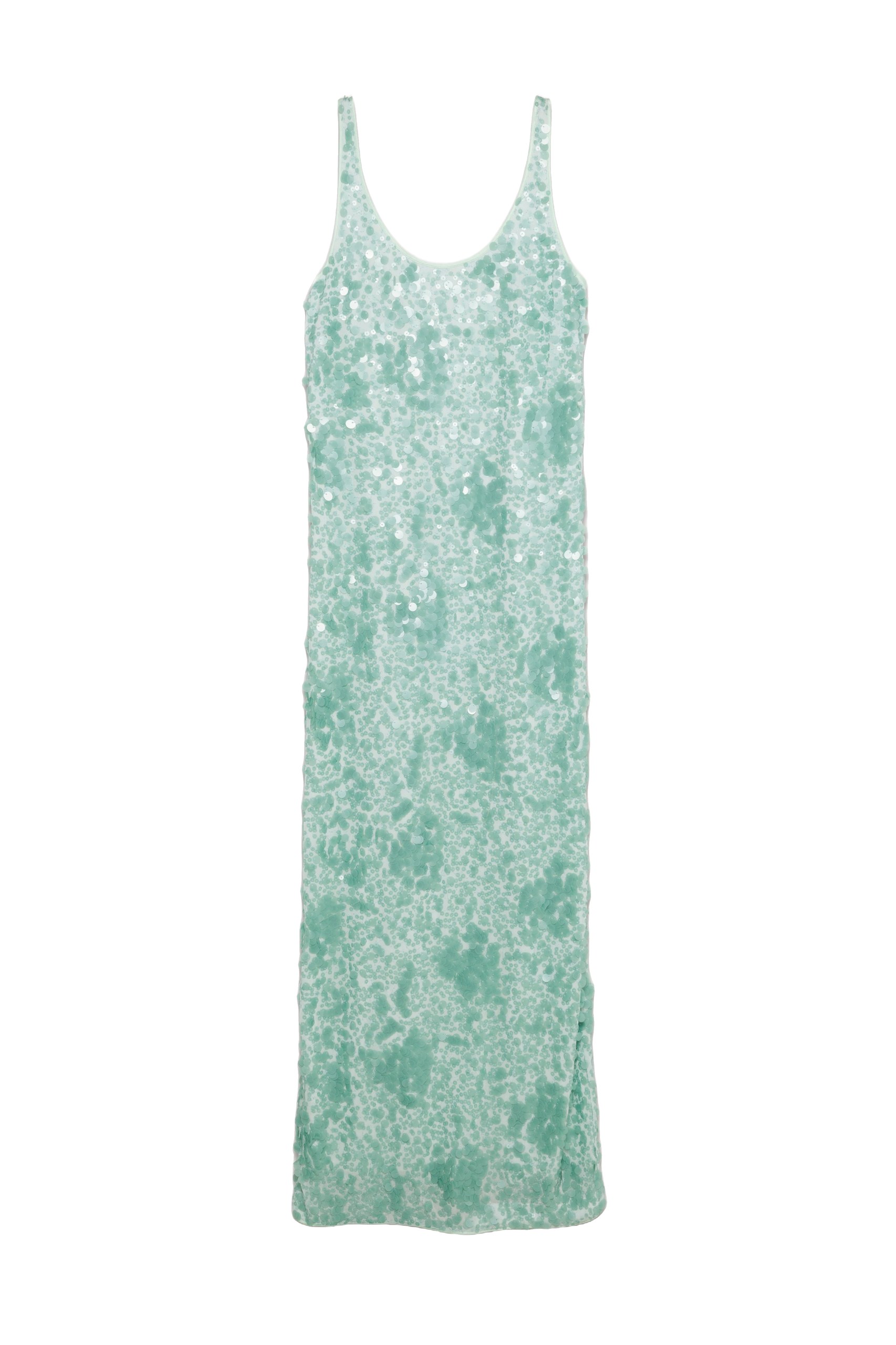 SIMKHAI Bex Embellished Maxi Dress in Seafoam
