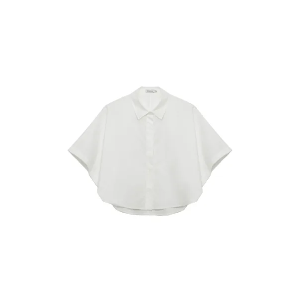 Simkhai Blair Cotton Shirt in White