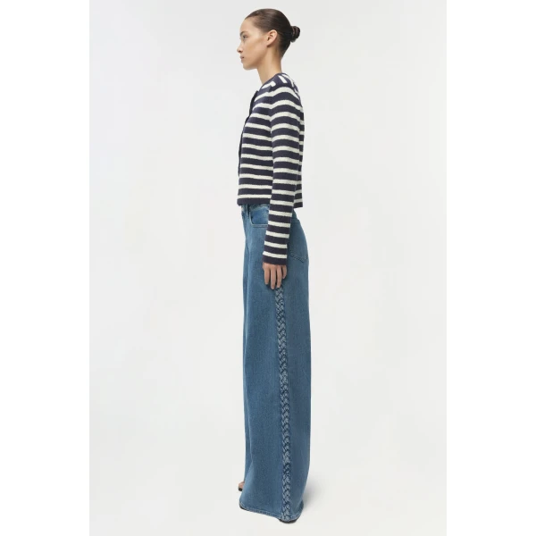 Simkhai Booker Straight Leg Jean in Bondi, view 4