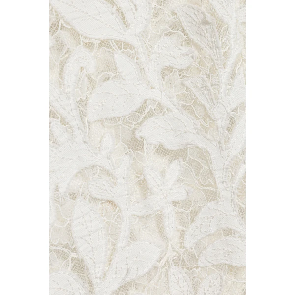 Simkhai Braylen Cotton Lace Pant in White, view 5