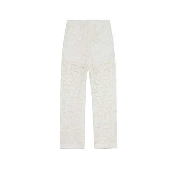 Simkhai Braylen Cotton Lace Pant in White